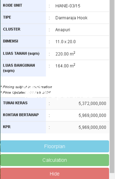 RUMAH PREMIUM KLASTER ANAPURI PODOMORO PARK BANDUNG JAWA BARAT - 10