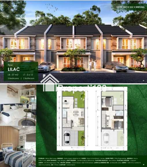 Jual Rumah Paradiso Serpong City 2 Ecoardence Harga Perdana Cukup 10 Juta Akad - Tangerang Selatan Banten - 3