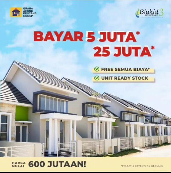 Dijual Rumah Minimalis di Blukid Residence 3 Kel. Rangka Kota Sidoarjo - 1