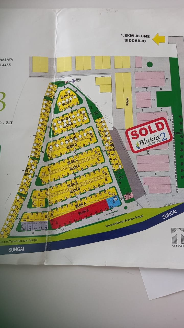Dijual Rumah Minimalis di Blukid Residence 3 Kel. Rangka Kota Sidoarjo - 8