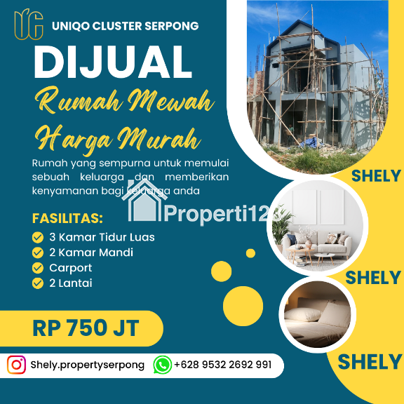Rumah Nyaman 2 Lantai Harga 1 Lantai Area Serpong - 1
