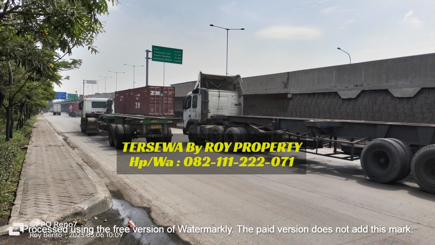 TERSEWA Tanah di Cakung Cilincing ADA BANGUNAN GUDANG 2.1 Ha PINGGIR TOL CAKUNG - 32
