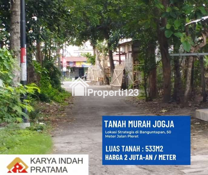 Tanah SHM,Investasi Menguntungkan di Banguntapan,LT 533m2 - 2