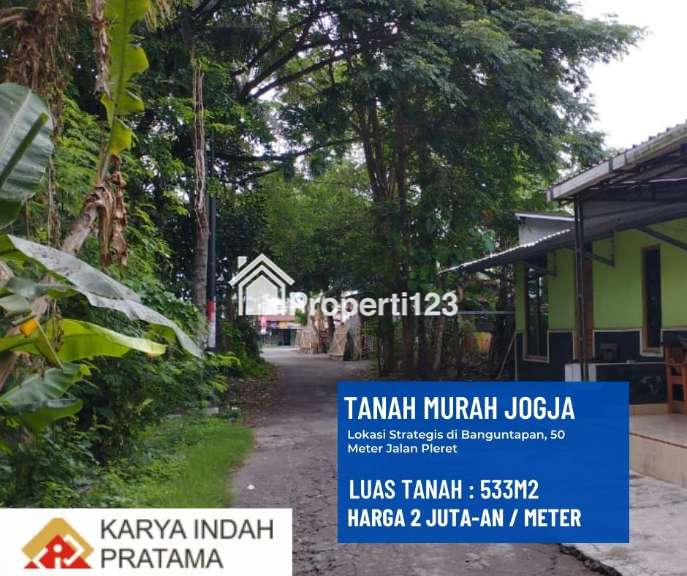 Tanah SHM,Investasi Menguntungkan di Banguntapan,LT 533m2 - 3