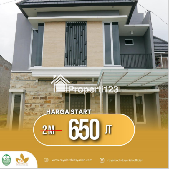 INVESTASI RUMAH VILLA SYARIAH TERMEWAH DI KOTA CIMAHI TANPA BI CHECKING 650 JT ALL IN - 1