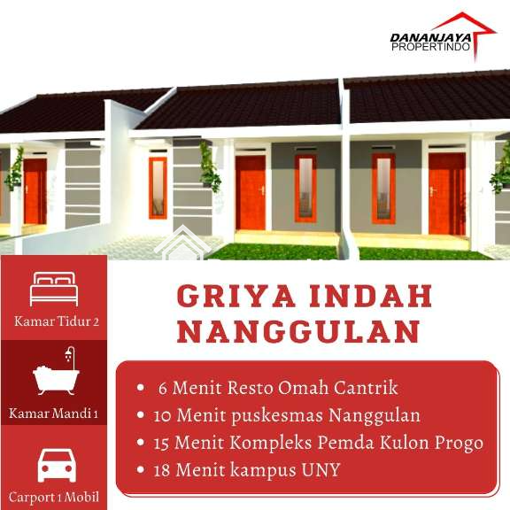 Griya Indah Nanggulan Rumah Minimalis Modern - Banyuroto, Nanggulan, Kulonprogo, DIY - Denah dan Model Bisa Custom - 2