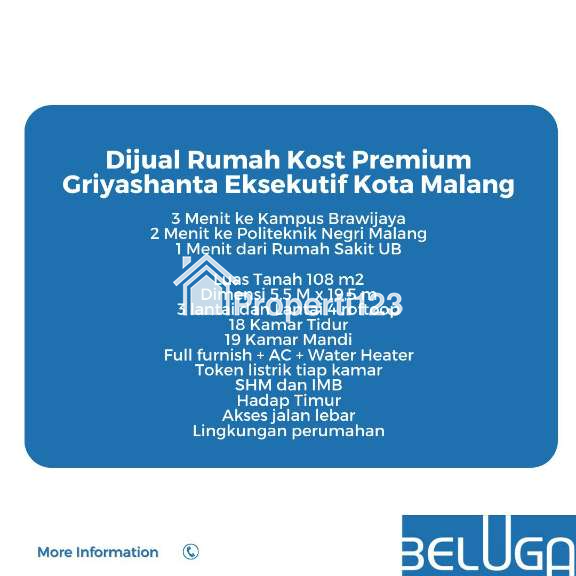 Rumah Kost Premium 18 Kamar Kota Malang - 9