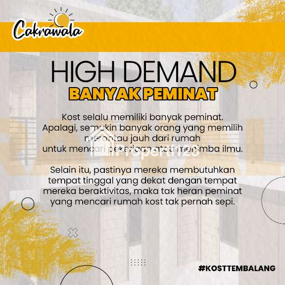 Kost Harga Bawah Pasaran 2 Lantai Area 1 Undip Tembalang - 4