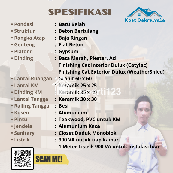 Jual Rumah Kost 2 Lantai Siap Bangun di Area Undip Tembalang Semarang - 3