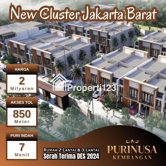 Dijual Rumah Primary 3 lantai di Puri Kembangan, Jakarta Barat - 2