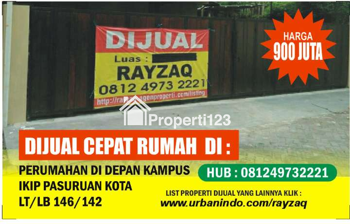 DIJUAL CEPAT RUMAH SETARA 2KAVLING DI PERUMAHAN TEPAT DI DEPAN KAMPUS IKIP PASURUAN KOTA, JATIM - 5