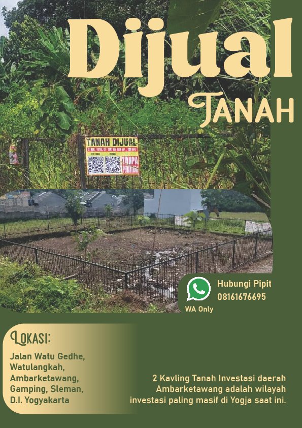 Tanah SHM Tanah Pekarangan Siap Bangun 2 Kavling Pecah Sertifikat - 39