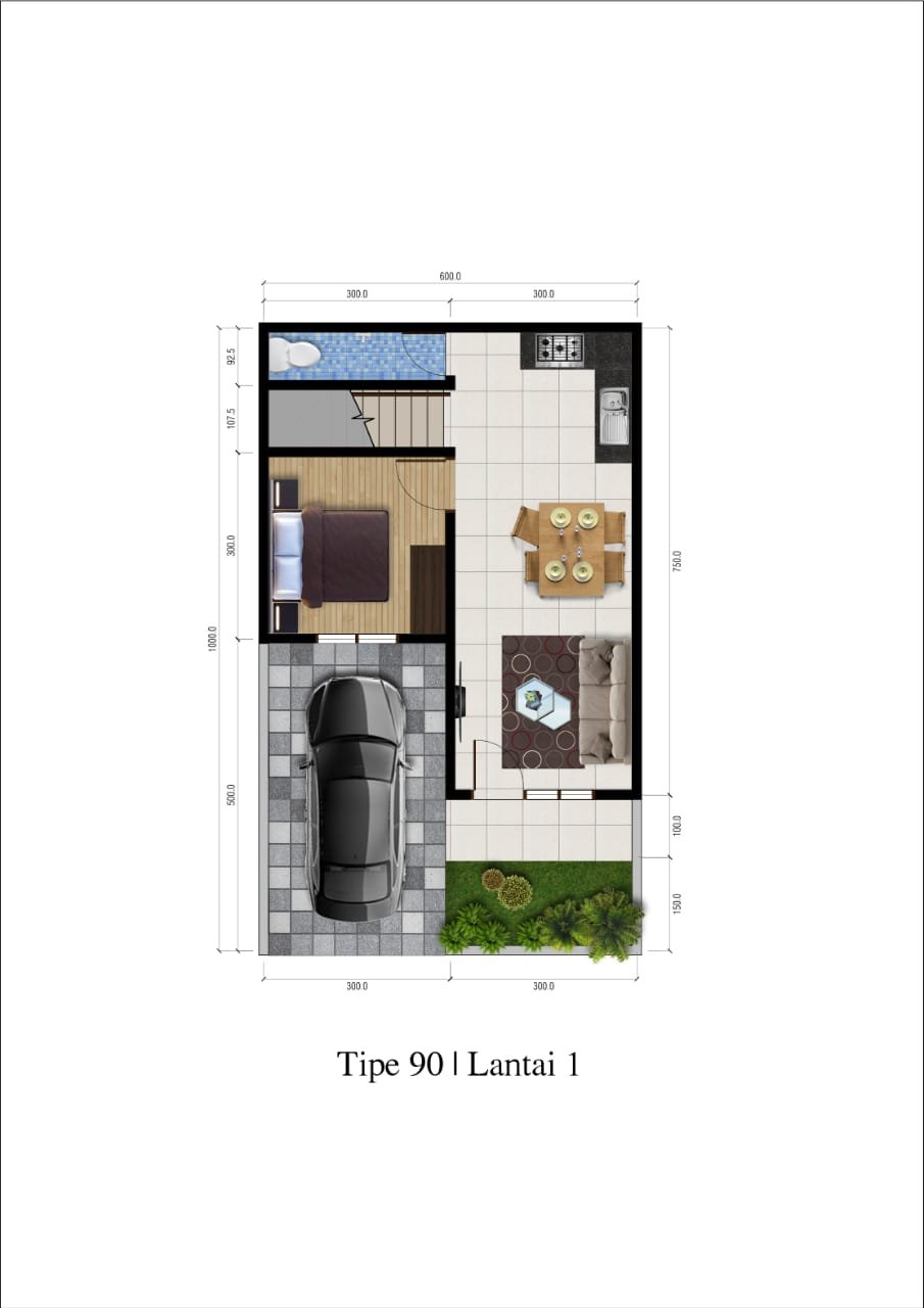 Dijual Rumah Cluster Project PERKUTUT PALACE Medan Sumatera Utara - 2