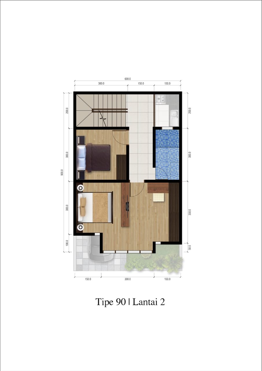 Dijual Rumah Cluster Project PERKUTUT PALACE Medan Sumatera Utara - 3