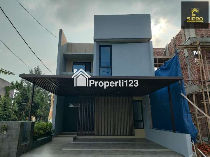 S677.Rumah 2 Lantai Konsep Industrialis DP 0% free biaya-biaya Dekat Tol Gaplek di Cinangka Sawangan Depok - 5
