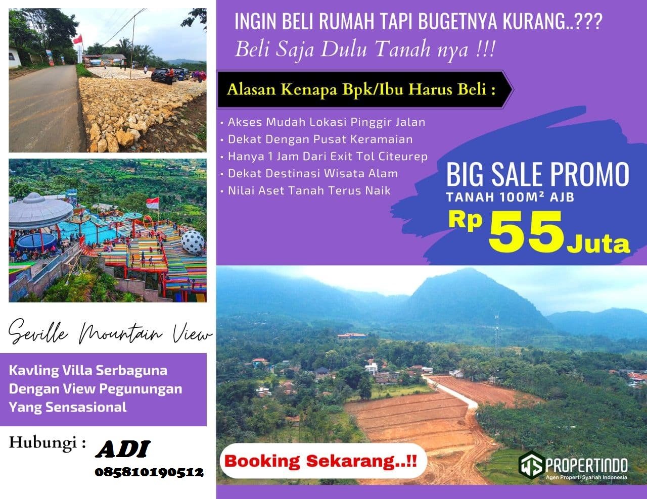 Tanah kaveling murah rasa villa - 2