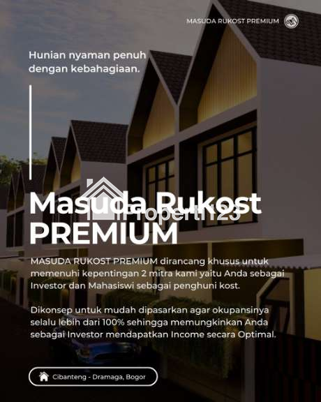 Jual Kost 10 Kamar Tidur hanya 4 menit ke Kampus IPB Bogor - 2