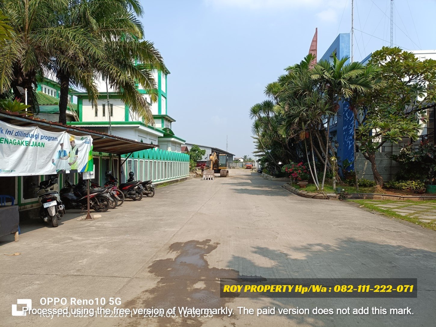 MURAH Disewakan Tanah di Cakung Cilincing 8.500 m2 LENGKAP ADA GUDANG DAN GEDUNG KANTOR 2 LANTAI - 2