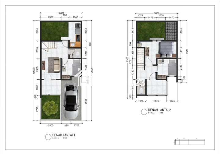 Rumah Skandinavian 700 jutaan daerah Tangerang Selatan - 4
