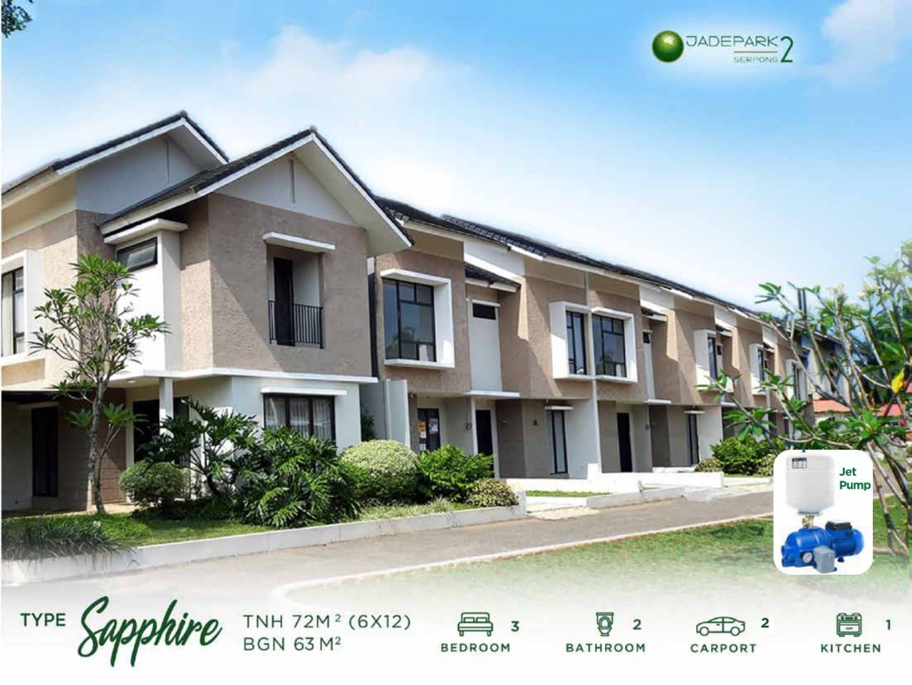 Dijual Rumah Baru Hanya 10 Menit dari BSD di JadePark Serpong 2 Bogor - 3