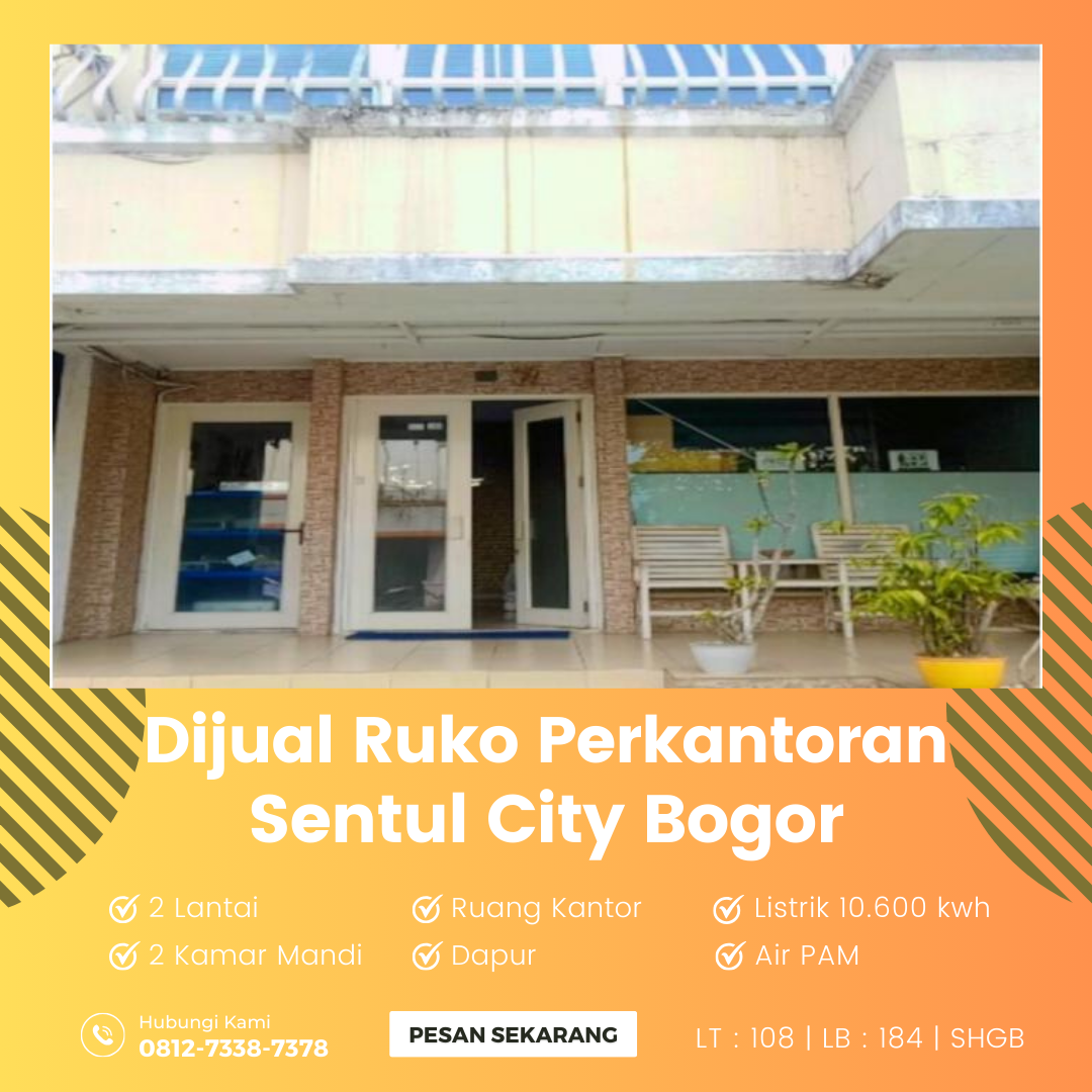 Dijual Ruko Perkantoran, Sentul City Bogor - 4