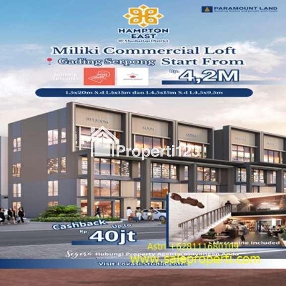 Hampton East Manhattan District Ruko Paramount Gading Serpong - 5