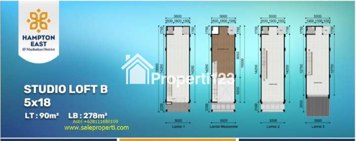 Hampton East Manhattan District Ruko Paramount Gading Serpong - 9