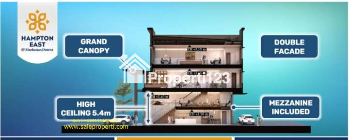 Hampton East Manhattan District Ruko Paramount Gading Serpong - 7