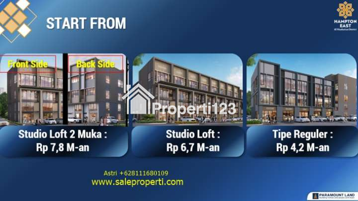 Hampton East Manhattan District Ruko Paramount Gading Serpong - 3