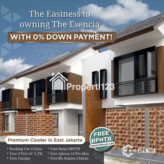 Rumah town house baru 2 lantai siap huni dekat TMII - 2