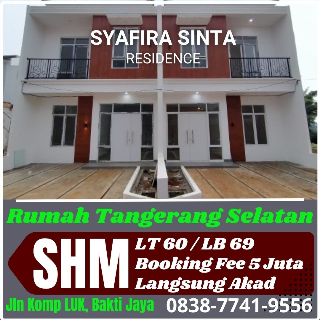 RUMAH SYAFIRA SINTA RESIDENCE Kpr Tanpa Dp Di Tangsel - 2
