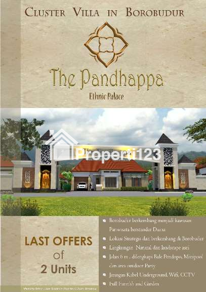 DIJUAL CEPAT VILLA LT 252m² SHM BOROBUDUR, MAGELANG! - 2
