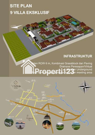 DIJUAL CEPAT VILLA LT 252m² SHM BOROBUDUR, MAGELANG! - 11