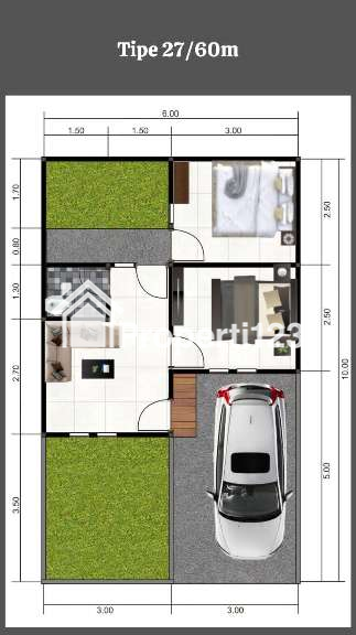 DIJUAL MURAH RUMAH BANGUNAN BARU DEKAT SEKOLAH & FASILITAS UMUM! - 2