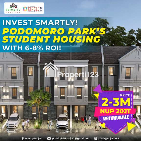 Rumah Kost di Podomoro Park untuk Investasi - 2