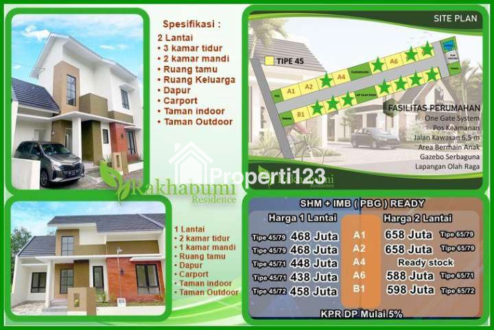 JUAL RUMAH MINIMALIS MODERN TYPE 45/71m2 CUMA 400 JUTAAN DI PRAMBANAN - 4