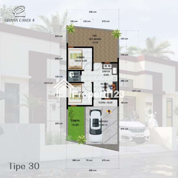 Rumah Minimalis Modern dengan Akses Mudah ke Toll Manisrenggo - 4