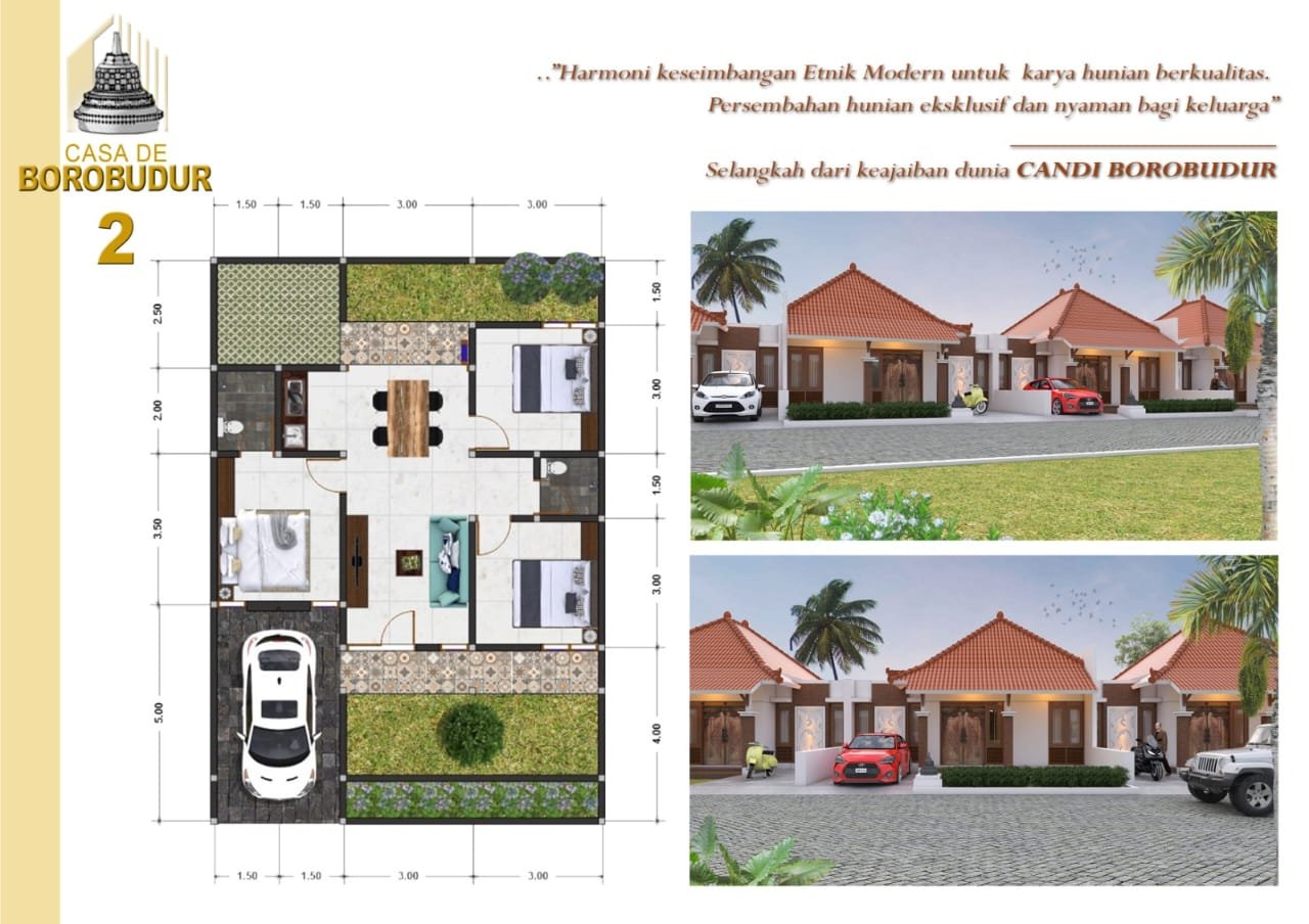 RUMAH MURAH ETNIK SEMI KEKINIAN 3 MENIT DARI GERBANG KEMBANGLIMUS - 7