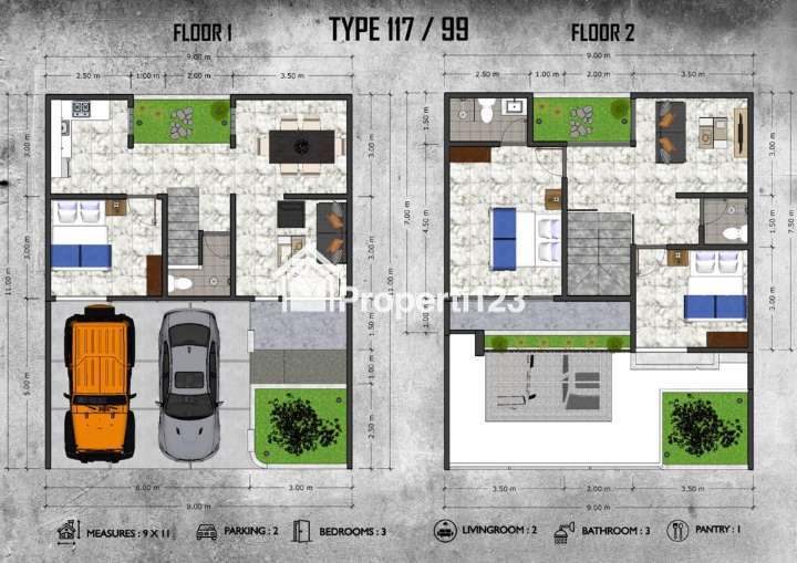 DIJUAL RUMAH 2 LANTAI DEKAT DENGAN ARTOS MALL DI MAGELANG - 6