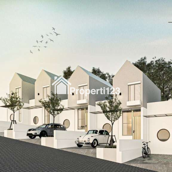 jual rumah di cihanjuang rahayu parongpong harga 400 jutaan 2 lantai dekat stikes rajawali - 2