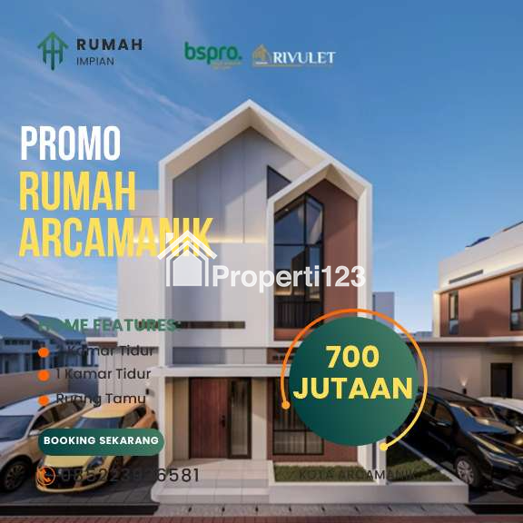 Hunian Strategis di Arcamanik: Rumah 2 Kamar Tidur & 2 Kamar Mandi Siap Huni - 1