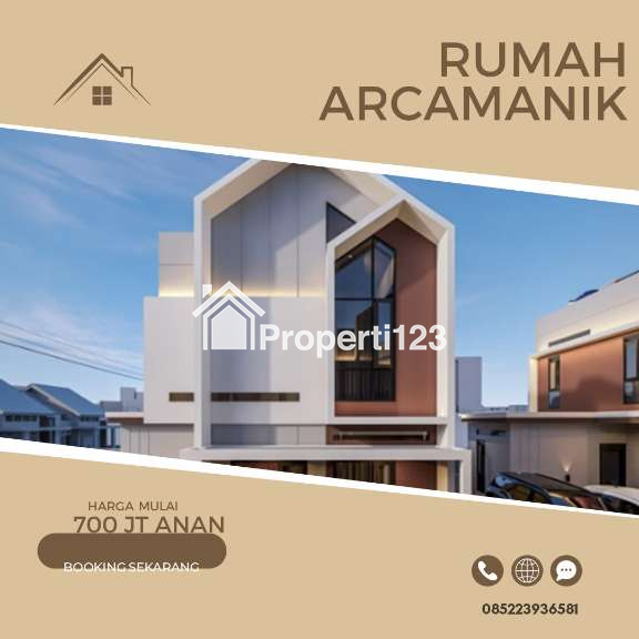 Dijual rumah modern di arcamanik dekat terminal antapani - 1