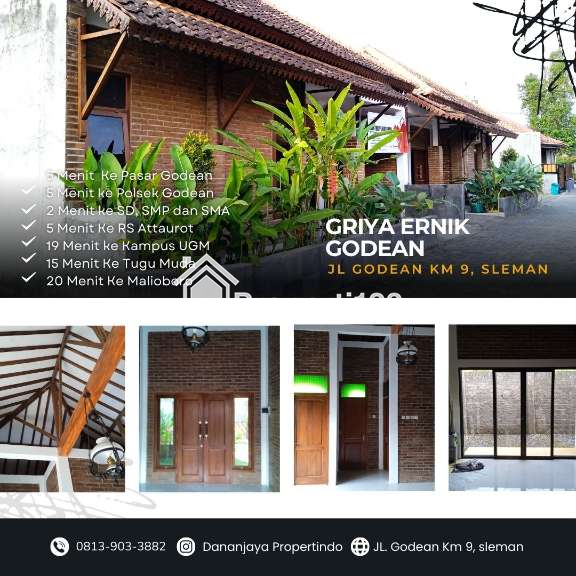 Rumah Klasik dengan Mini Pool dan Desain Tradisional di Barat Kota Jogja - 2