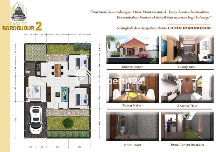 Dijual Rumah Terlaris Di Borobudur Magelang di Borobudur Magelang - 3