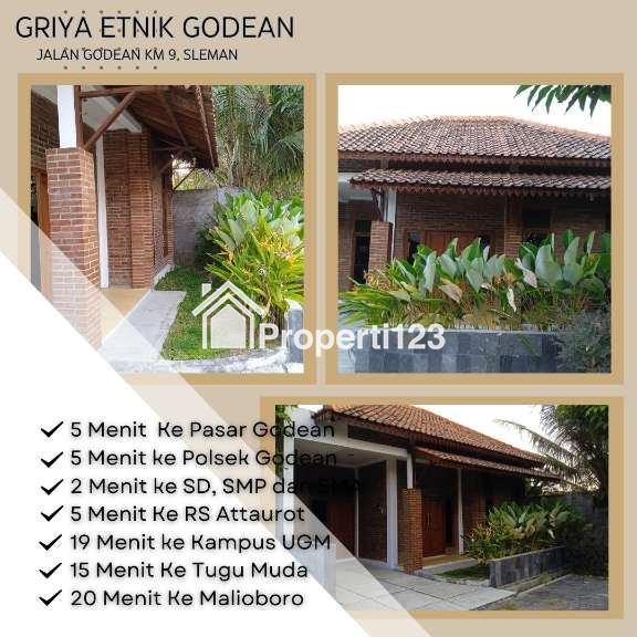 Rumah suasana nyaman komplek sistem onegate desain kalsik dekat kota - 2