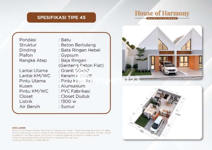 UNIT TERBATAS, RUMAH CANTIK DI WATES 300JTAN - 3