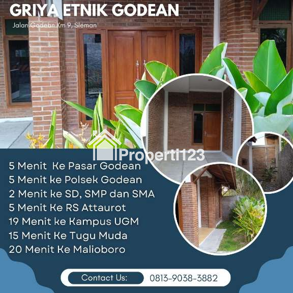Rumah Siap Huni di Jalan Godean Km 9, 3 menit ke jalan utama - 2