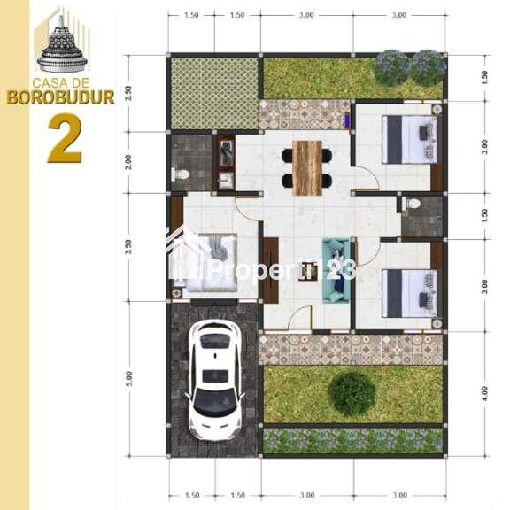 DIJUAL RUMAH DI MAGELANG COCOK UNTUK INVESTASI DI BOROBUDUR - 4