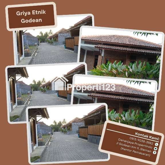 Griya Etnik Godean 2 Kamar 700 jutaan dekat kota jogja dan bisa KPR - 2