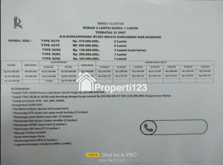 rumah murah modern di Rancaekek didekat stasiun kereta api Rancaekek - 2